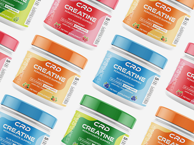 Packaging and Branding©️ 3d render ads design banner design brand design branding creatine monohydrate gummies label gummy jar label label design logo logo design mockup design nutrition packaging product label raspberry social media design supplement supplement label