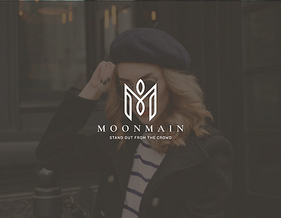 MoonMain brand logo business logo clothing clothing logo custom logo fashion logo logo design luxury logo m m logo man clothing logo minimalist logo modern logo outdoor logo simple logo wear logo woman clothing logo