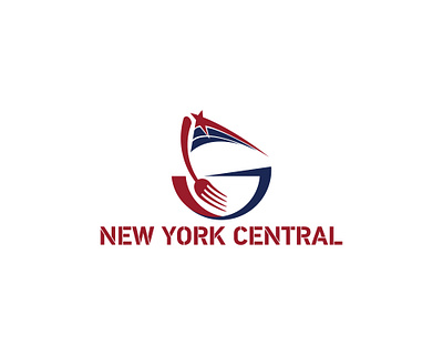 New York Central logo star and letter logo