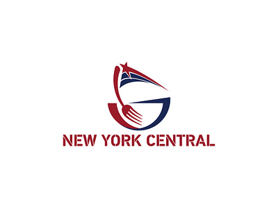 New York Central logo star and letter logo