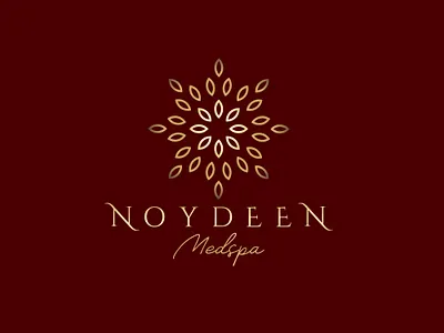 Medspa logo cursive typography