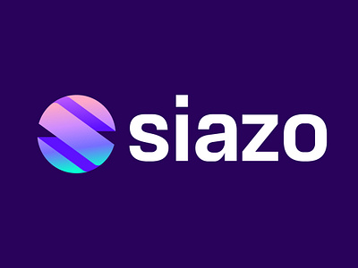 Modern logo, Brand Identity, Branding for siazo abstract logo app icon brand identity designer branding designer colorful logo digital gradient logo icon innovation logo letter s logo logo creation logo designer logo mark logos modern logo s sass software technology visual identity designer