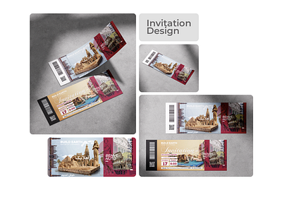 Invitation Card Design branding graphic design illustration typography