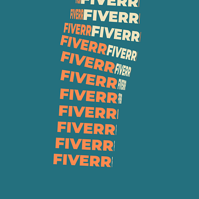 Fiverr - Motion Typography 3d animated lettering animation branding callouts design motion graphics motion typography pro title type typography ui ux