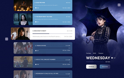 Wednesday Series Web Page: Bold Contrast in Subdued Cold Tones ui web design wednesday