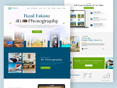 PRECISION 360 - Real Estate Photography Agency Landing Page 360 agency landing page homepage landing page photography photography agency photography landing page photography ui photography web photography website portfolio portfolio agency real estate ui ui design uiux web design