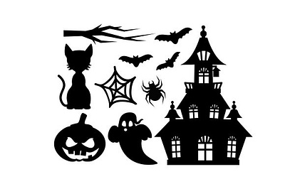 About Halloween Silhouettes Craft Design 3d animation app branding design graphic design illustration logo motion graphics typography ui ux vector