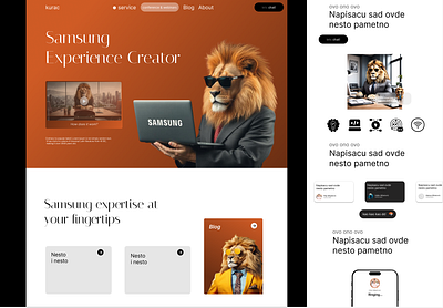 Samsung Experience Creator figma graphic design ui ux web design