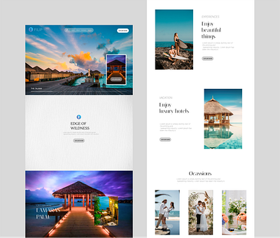 FILIP TRAVEL design figma graphic design illustration ui uiux ux web web design