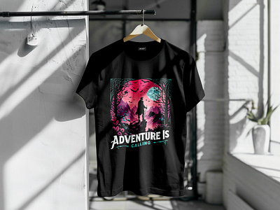 Adventure premium t-shirt design adventure adventure premium tishirt design black forest moon premium t shirt t shirt design tshirt