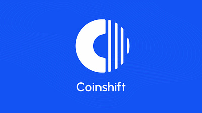 Coinshift's Logomark blue logo modern logo web3 web3 logo