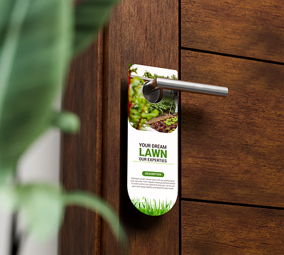 lawn door hanger