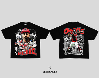 Michael Vick Bootleg Design apparel design atlanta bootleg bootleg design brand design clothing design graphic design nfl