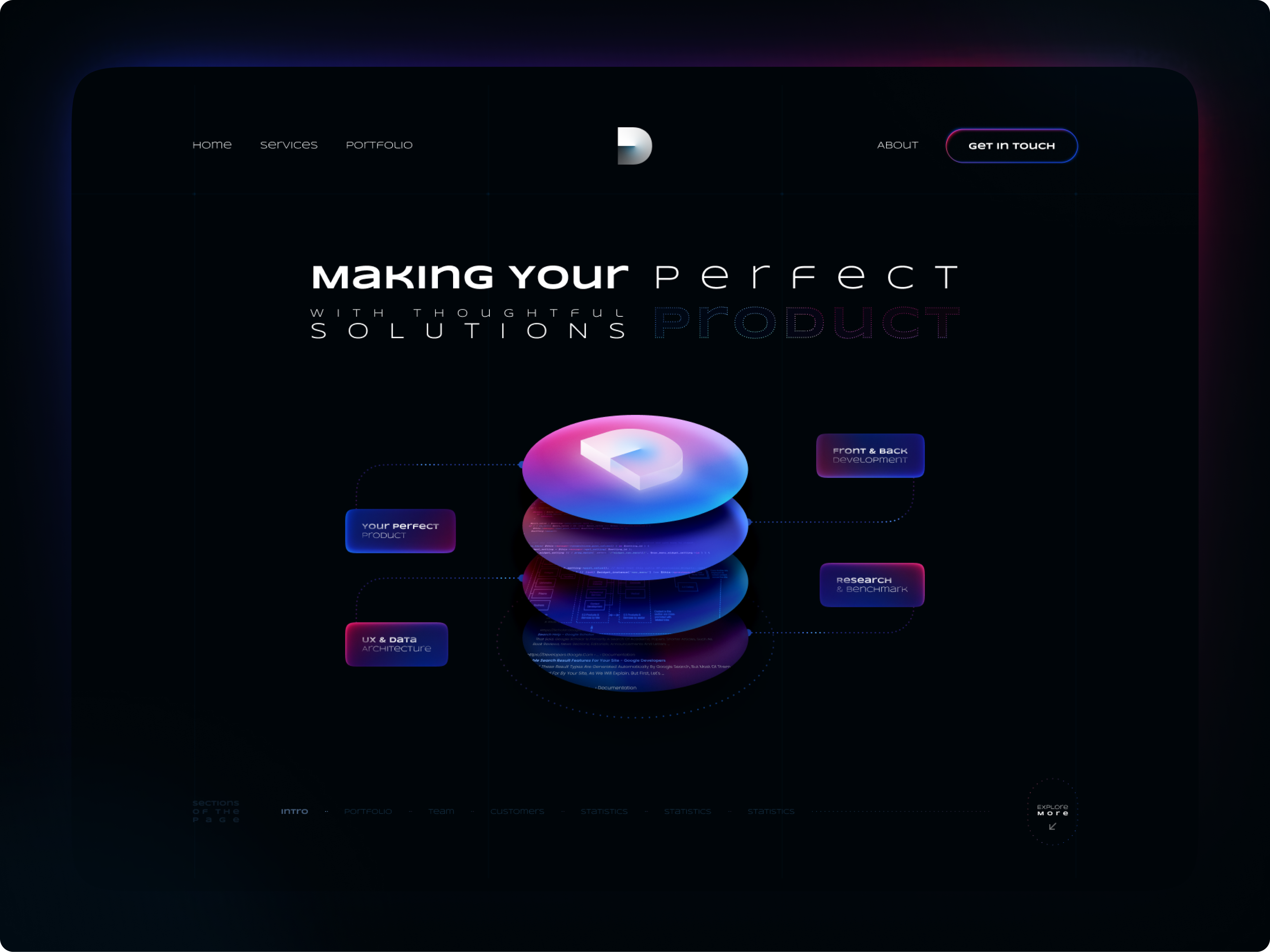 Desionary UI: Dark Mode Toolkit for Free, Fast, Modern Design agency clean dark design system desionary easy free design free kit interface kit landing lightening minimal neon light page responsive saas ui website