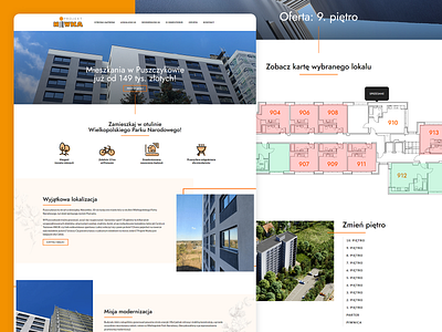 projektniwka.pl - real-estate developer website real estate ux website