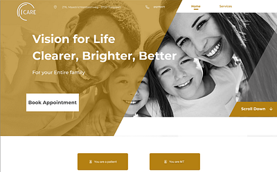 Icare Website Design graphic design landing page landing page design ui website design