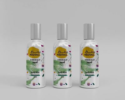 Body Mist Label Design