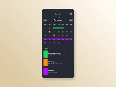 Daily UI #038 - Calendar 038 app app design calendar calendar app daily ui daily ui 038 design ui ui design ux ux design uxui