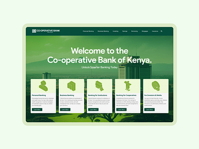 Co-op bank landing page redesign design productdesign ui uiux ux