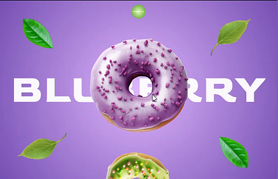 Donut Spin wheel for the Website UI animation motion graphics ui