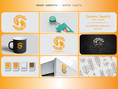 Brand Identity Brief For Serene Sweets - Gluten Free Products. brand design brand identity branding design graphic design illustrator indesign logo logo design photoshop