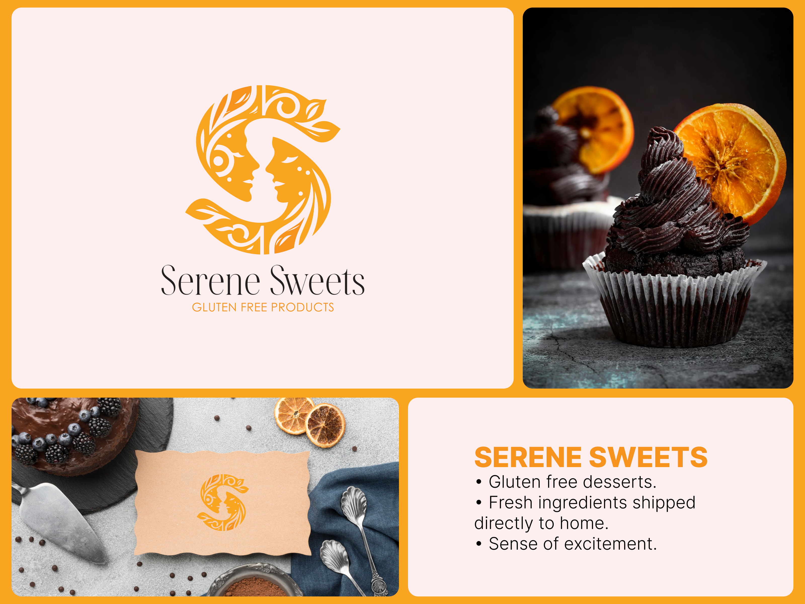 Brand Identity - Dessert Brand brand design brand identity branding design design brief graphic design illustrator indesign logo logo design photoshop