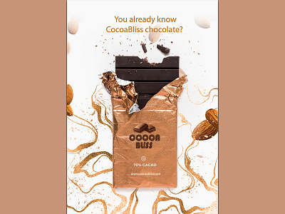 Chocolate Product Mockup chocolate chocolatemockup cocoa cocoachocolate design mockup mockupdesign mockups photoshop te sweet