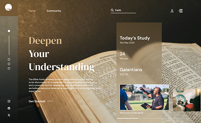 Bible Study Web App church figma ui userexperience