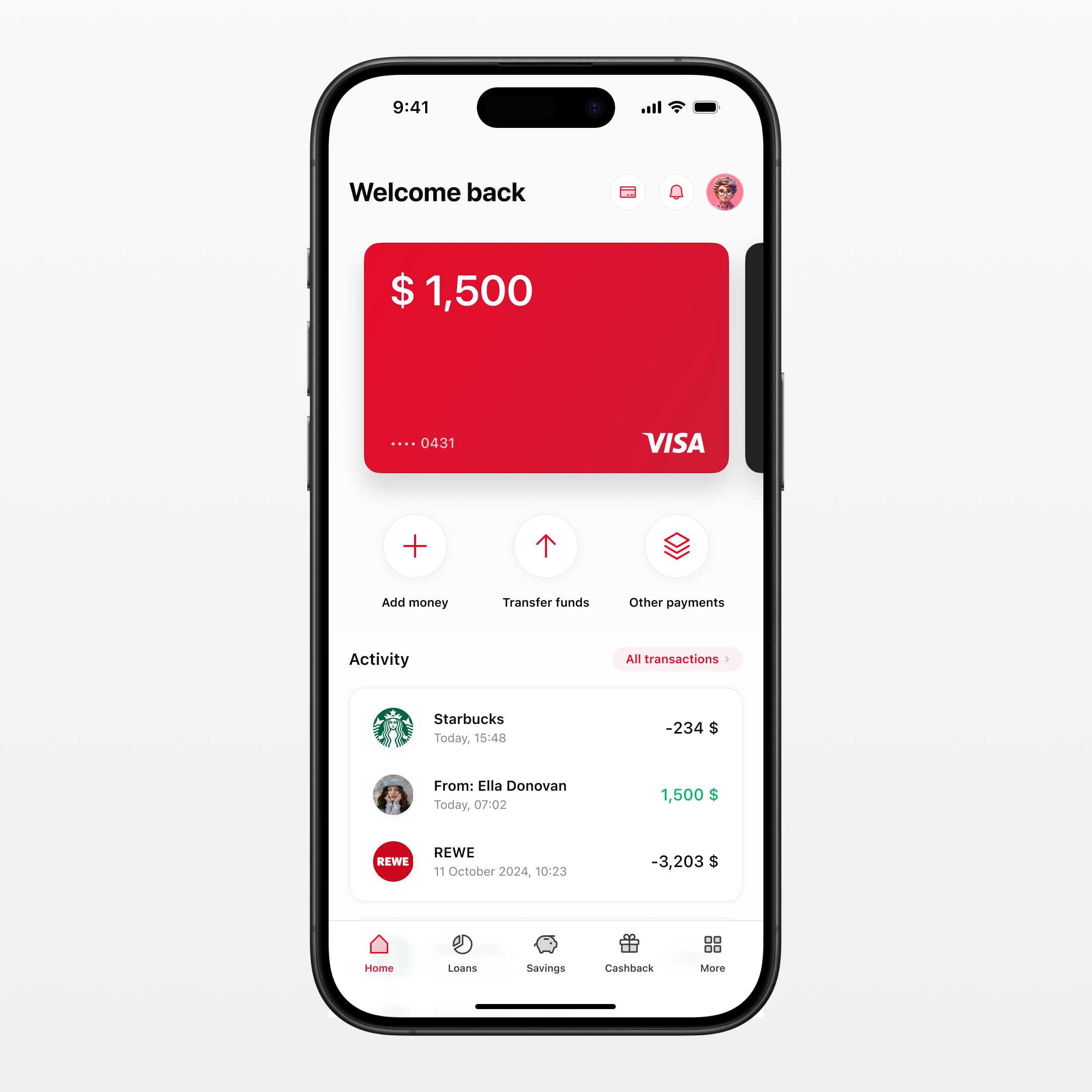 Digital Banking App app banking card dashboard digital banking finance finance management ios mobile app product design ui