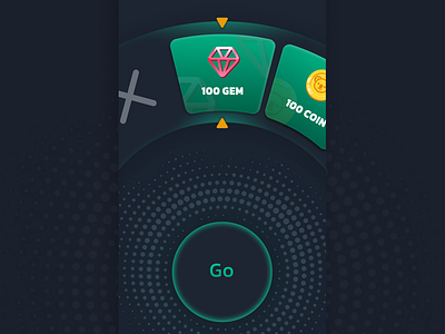 Wheel Of Fortune app coin crypto dark design diamond exchange game graphic design miniapp mobile ui wheel of fortune