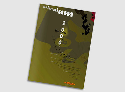 "The Millenium Bug", brochure, 1998 branding brochure graphic design