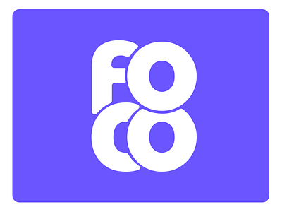 logo for FOCO focus app app branding design figma graphic design illustration illustrator logo logotype typography ui ux vector