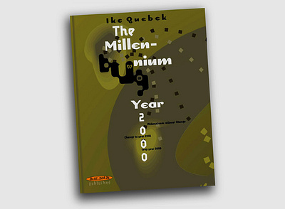 "The Millenium Bug, book, 1998 bookcover branding graphic design