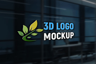 3d logo mockup 3d branding graphic design logo mockup product mockup