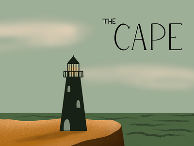 Peachtober 2024 Day 13: Cape illustration typography