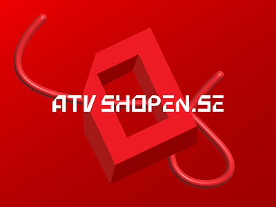 ATV Shop logo redesign brand identity branding branding guied design graphic design lettering logo logo malaysia logo type redesign text logo typography word mark