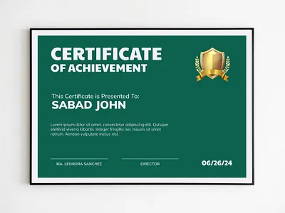 Certificate Design