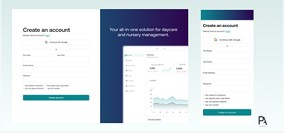 Sign up design ui ux