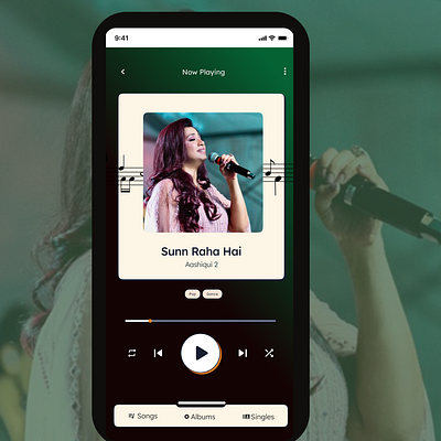 Day: 9 Music Player 009 art dailyui music ui