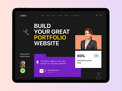 web design agency website by Roohi Koohi on Dribbble