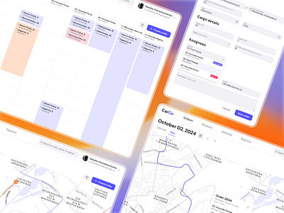 Freight Management System (FMS/CRM) admin management cargo crm freight iuux ui ux web web design web platform