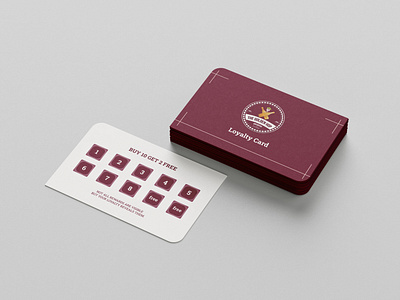 Loyalty Card Design brand identity business card card graphic design loyalty card