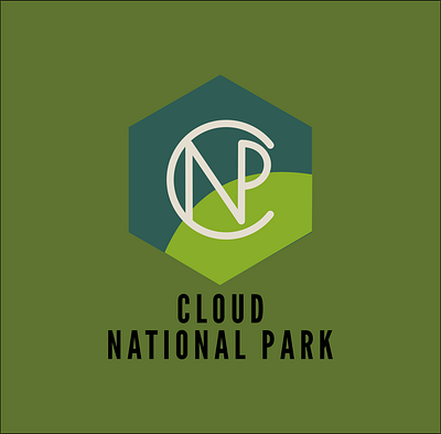 Daily Logo Challenge - National Park Logo: Cloud National Park dailylogochallenge graphic design logo national park logo