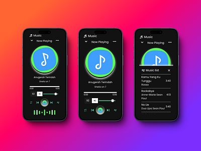 Music Web App ui