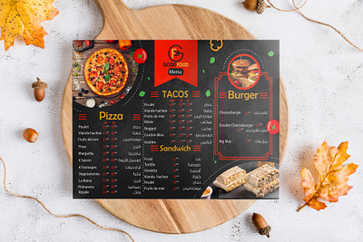 MENU graphic design