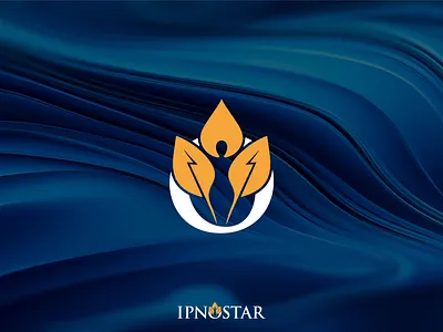 IPNOSTAR - Logo Design aesthetic logo brand strategy branding business corporate brand identity creative flat design graphic design growth happy heath logo human inspire leaf logo minimalist spa logo typography visual women logo