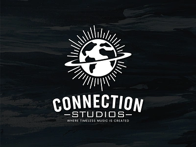 Connection Studios - Logo Design aesthetics brand guidance brand identity branding connection consultant earth freelance globe graphic design hiring logo logo design musical logo portfolio sound stationary studios talent trending