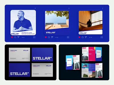 STELLAR* Branding brand branding ereit investment logo real estate typ