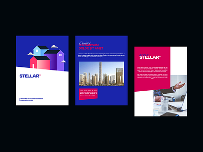 STELLAR* Branding branding brochure design editorial print real estate ui