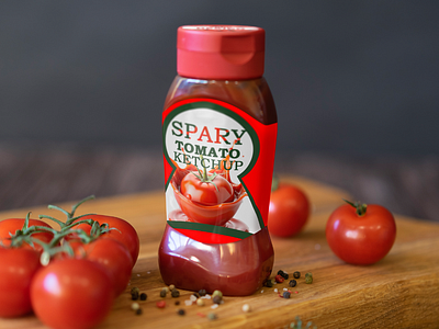 Spary Beverages Design beverages branding cook design dropshipping graphic design print on demand product design tomato